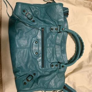 Balenciaga cerulean classic city bag